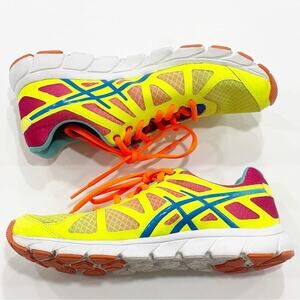 Asics Gel Centauri Flash Running Sneakers Size 7 Yellow Blueberry Punch